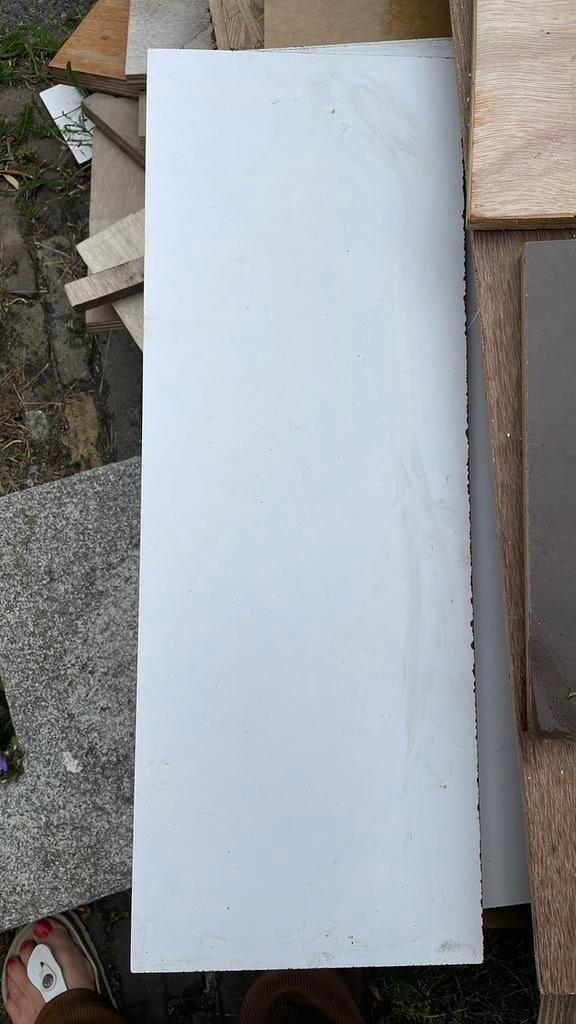 Partijtje Montaplex plankjes, Doe-het-zelf en Verbouw, Platen en Panelen, Ophalen of Verzenden, Zo goed als nieuw, Betonplex, Minder dan 20 mm