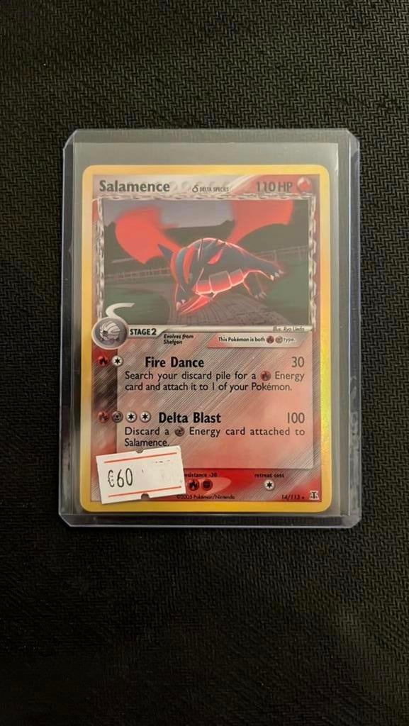 Salamence - Pokemon, Ophalen of Verzenden, Zo goed als nieuw, Foil