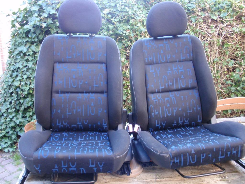 Voorstoelen blauw, Peugeot 106., Ophalen of Verzenden, Peugeot