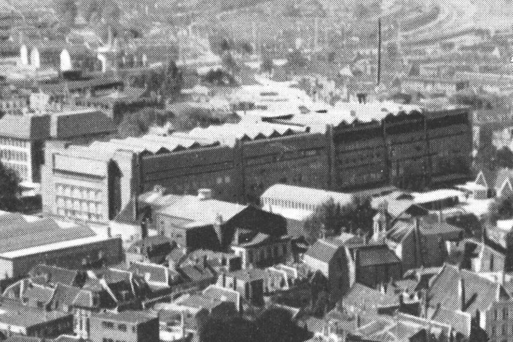 966397 Utrecht Panorama Jaarbeurs Niet Gelopen, Ophalen of Verzenden, 1940 tot 1960, Gelopen, Utrecht