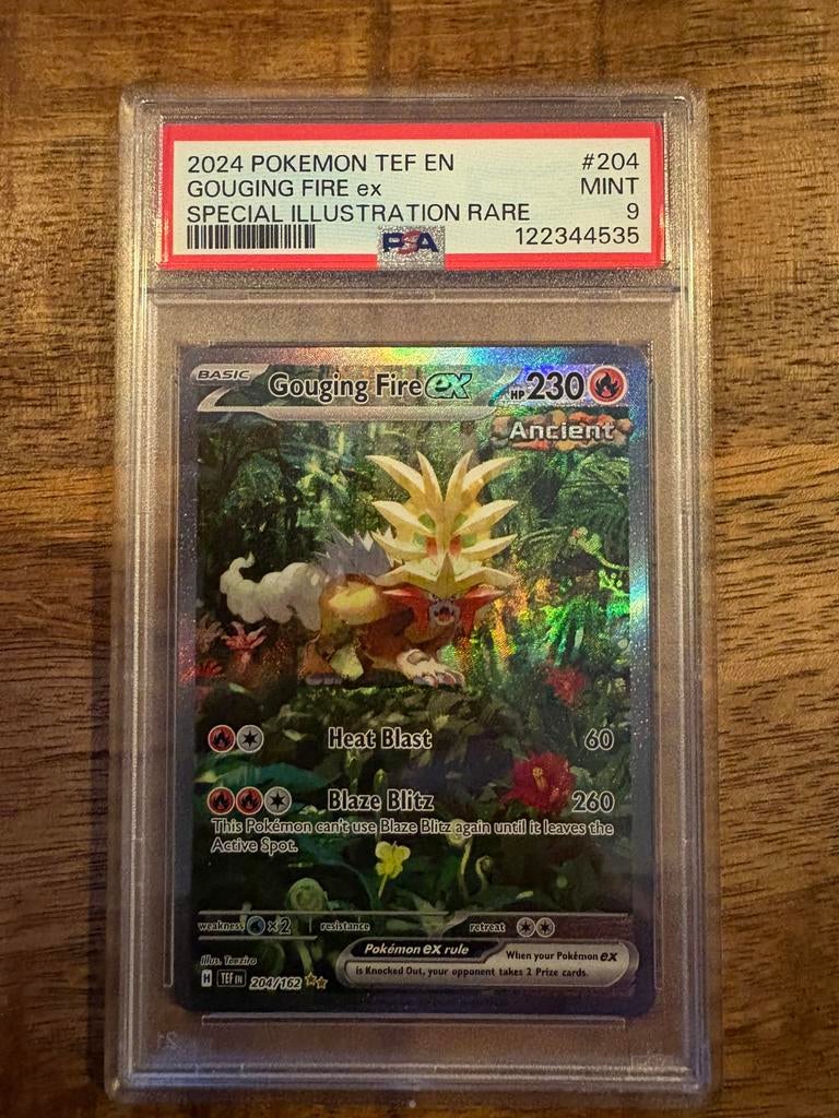 Gouging Fire Ex 204| PSA 9, Ophalen of Verzenden, Zo goed als nieuw