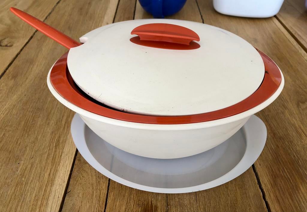 Tupperware wamhoudschaal thermo duo 3,1 liter, Huis en Inrichting, Keuken | Tupperware, Gebruikt, Schaal, Ophalen of Verzenden