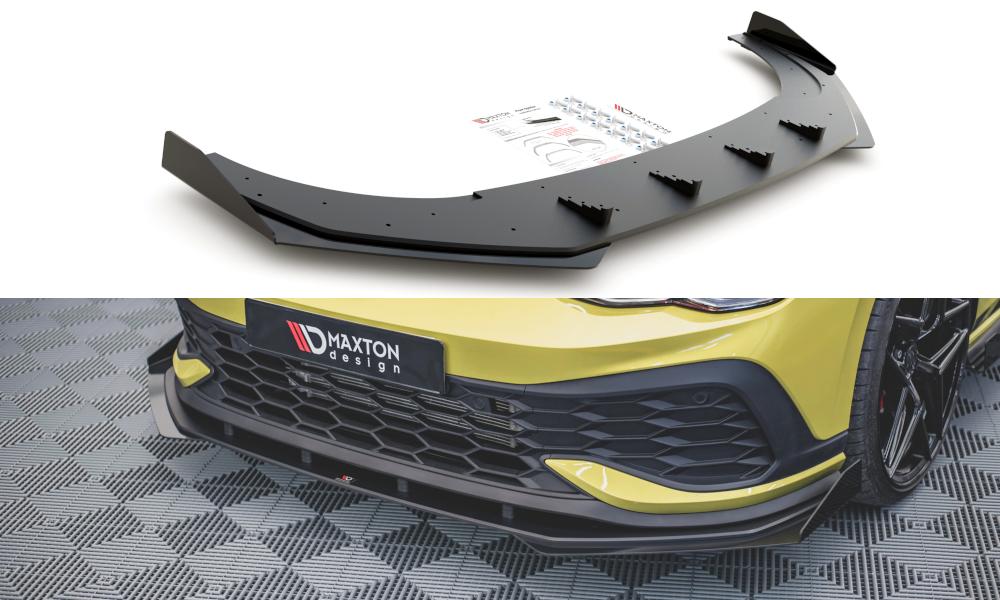 Race Voorlip sideskirt diffuser - Golf 8 GTI Clubsport, Ophalen of Verzenden