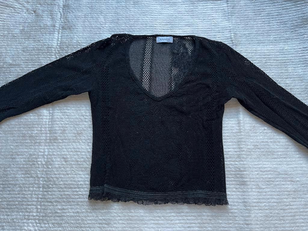 Sexy topje, shirt van Axara, S, M, zwart, zgan!, Zwart, Axara, Ophalen of Verzenden, Zo goed als nieuw