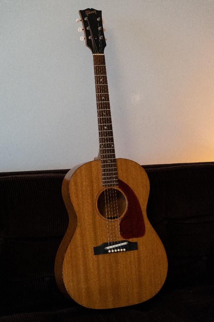 Gibson LG-0 1965 akoestische gitaar, Muziek en Instrumenten, Ophalen, Gebruikt, Western- of Steelstringgitaar, Met koffer