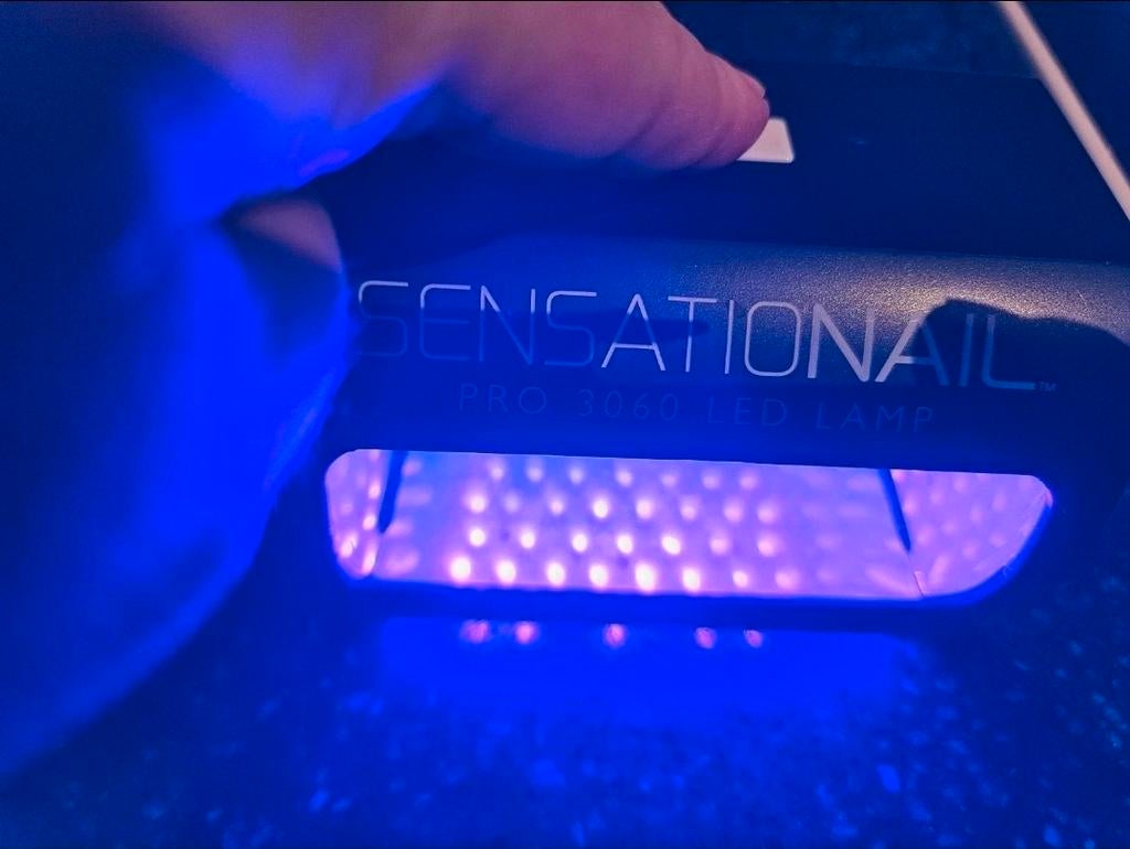 Sensationail Pro 3060 LED Lamp - Nagel Droger, Zwart, Ophalen of Verzenden, Zo goed als nieuw, Handen en Nagels