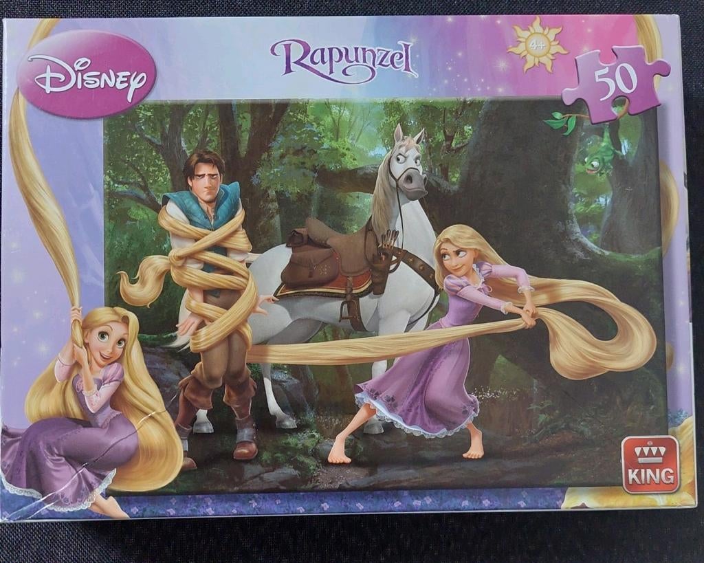 Disney Rapunzel Puzzel - 50 Stukjes, Ophalen of Verzenden, Meer dan 50 stukjes, Zo goed als nieuw, 4 tot 6 jaar