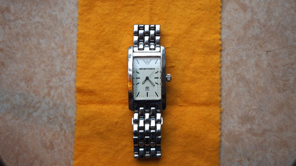 EMPORIO ARMANI Heren Horloge. Met gebruikers sporen., Ophalen of Verzenden, Gedragen, Emporio Armani