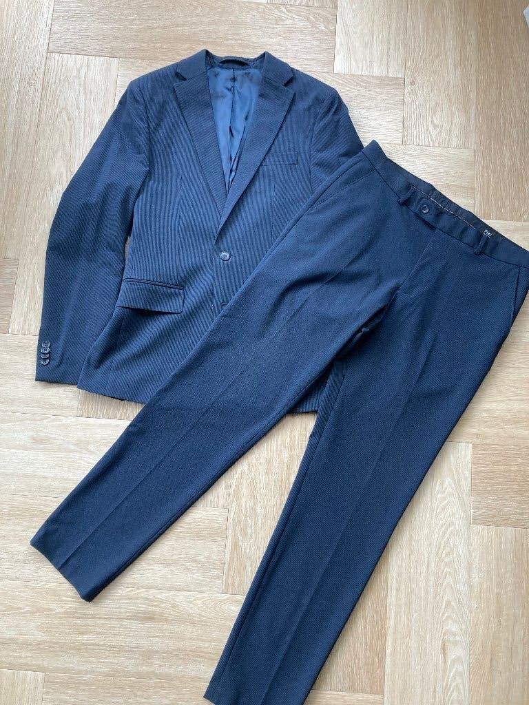 heren kostuum maat 44, Blauw, Overige maten, Zo goed als nieuw, C&A