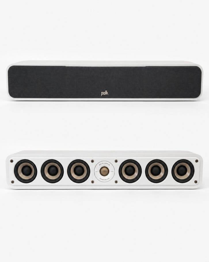 Polk S35E witte center speaker, Zo goed als nieuw, 120 watt of meer, Center speaker, Ophalen