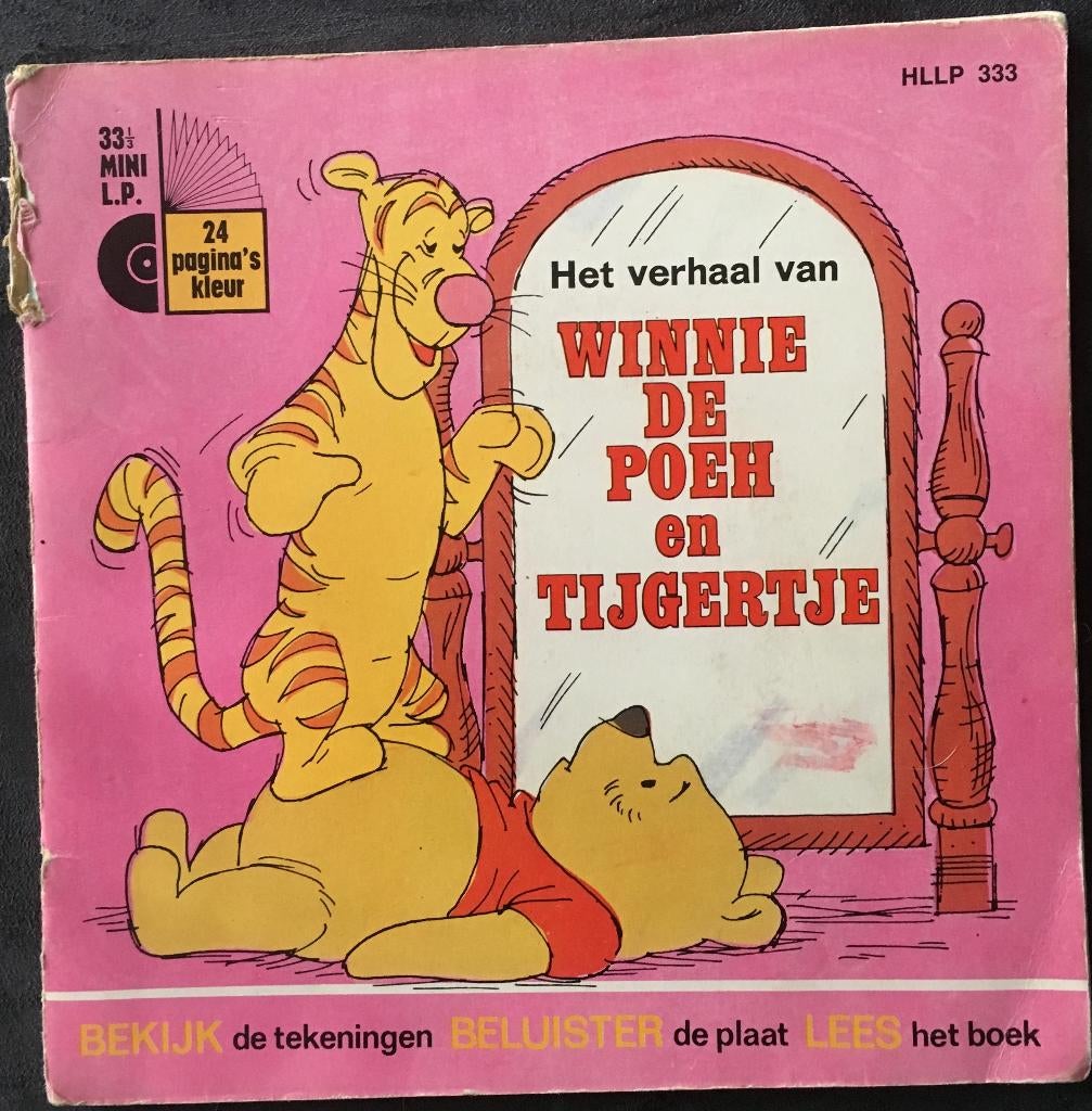 7" Vinyl Disney Winnie de poeh en Tijgertje, Ophalen of Verzenden, Winnie de Poeh of vrienden, Gebruikt, Overige typen