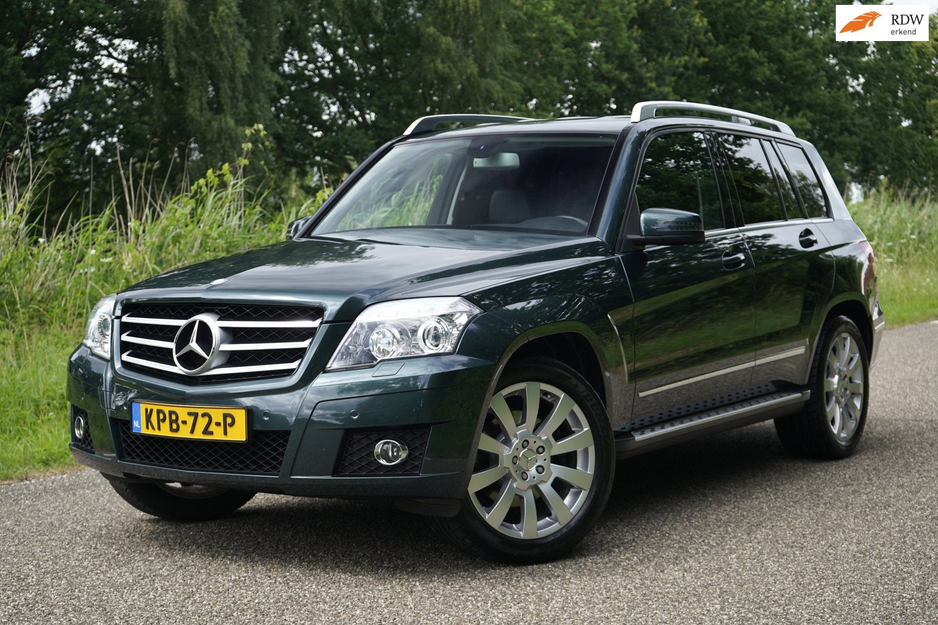 Mercedes-Benz GLK-klasse 280 4-Matic V6, Groen Automaat, Auto's, Mercedes-Benz, Automaat, 1730 kg, Gebruikt, Zwart