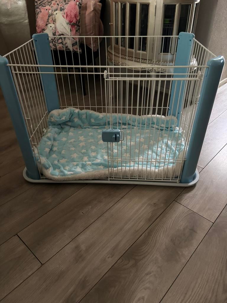 Puppyren bench, Ophalen of Verzenden, Zo goed als nieuw, 110 cm of meer, 65 tot 100 cm