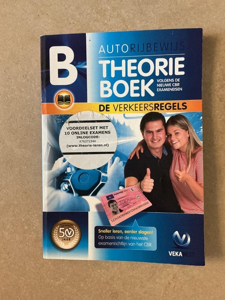 Theorieboek autorijbewijs B, Gelezen, Niet van toepassing, Ophalen of Verzenden, VekaBest Verkeersleermiddelen BV