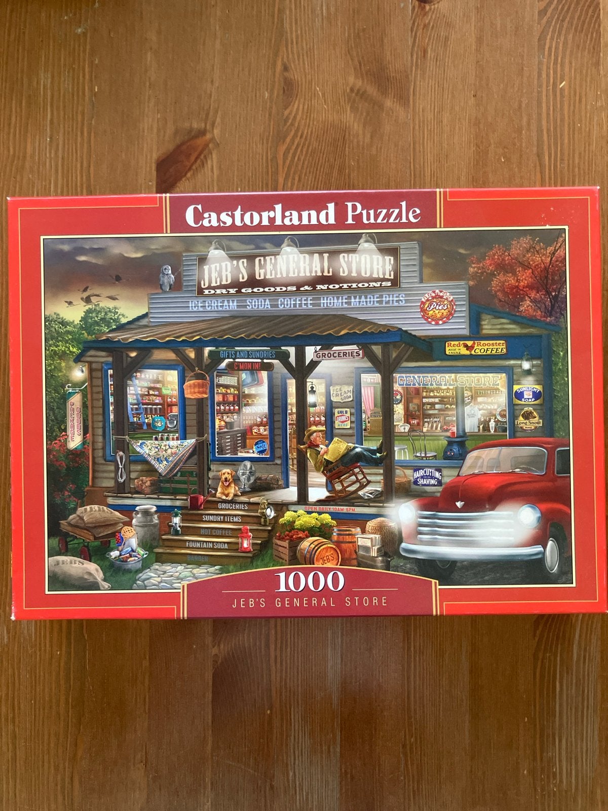 Castorland Legpuzzel 'Jeb's General Store' 1000 stukjes, Ophalen, 500 t/m 1500 stukjes, Zo goed als nieuw, Legpuzzel