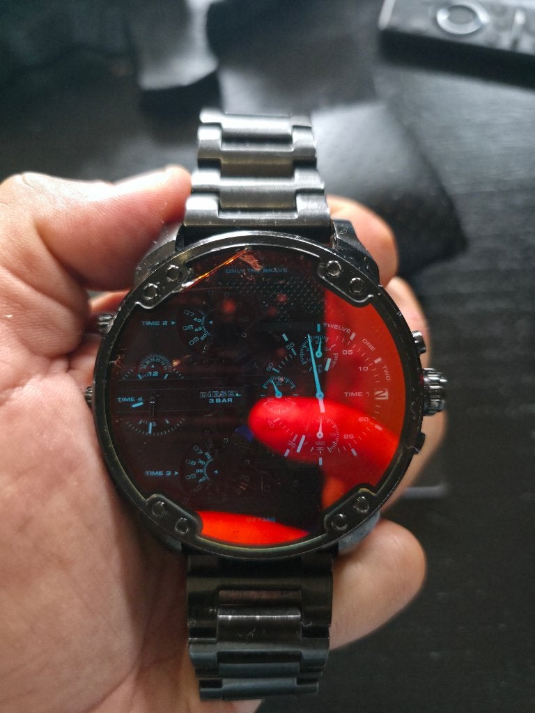 Diesel Horloge DZ7395-Mr Daddy (Defect), Sieraden, Tassen en Uiterlijk, Horloges | Heren, Overige merken, Gebruikt, Polshorloge