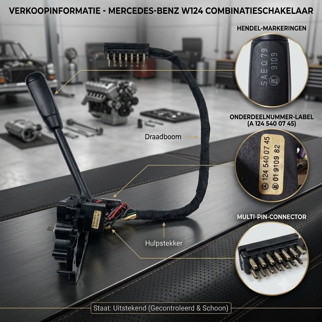 Mercedes-Benz W124 Combinatieschakelaar - Uitstekende Staat, Ophalen of Verzenden, Nieuw, Mercedes-Benz