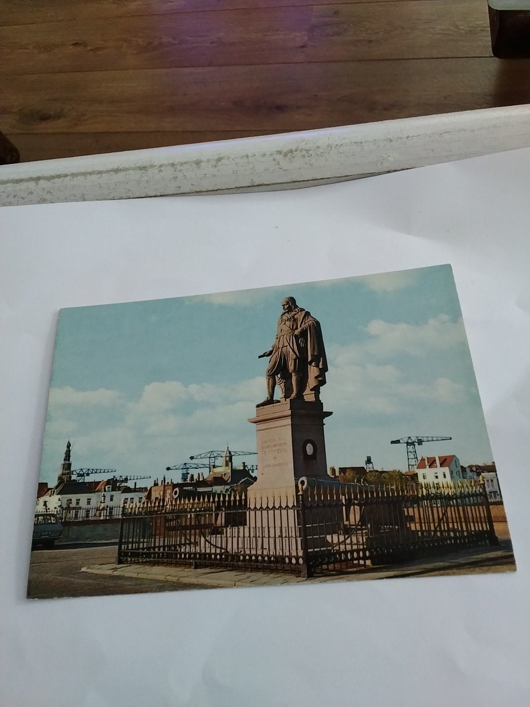 Ansichtkaart Vlissingen - Standbeeld Michiel de Ruyter, Verzamelen, Ophalen of Verzenden