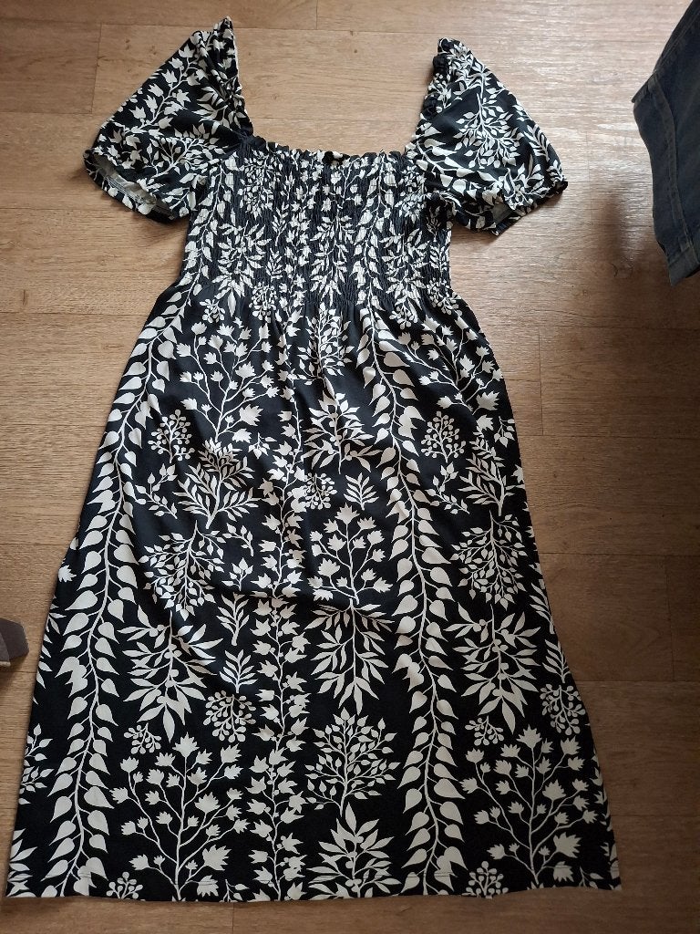 Mooie jurk maat XL NIEUW, H&M, Zwart, Maat 46/48 (XL) of groter, Nieuw