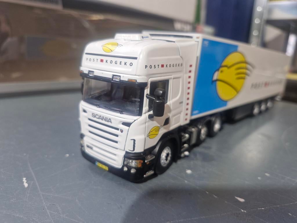 Scania topline met koeltrailer wsi post kogeco, Hobby en Vrije tijd, Ophalen of Verzenden, Nieuw, Bus of Vrachtwagen, Wsi