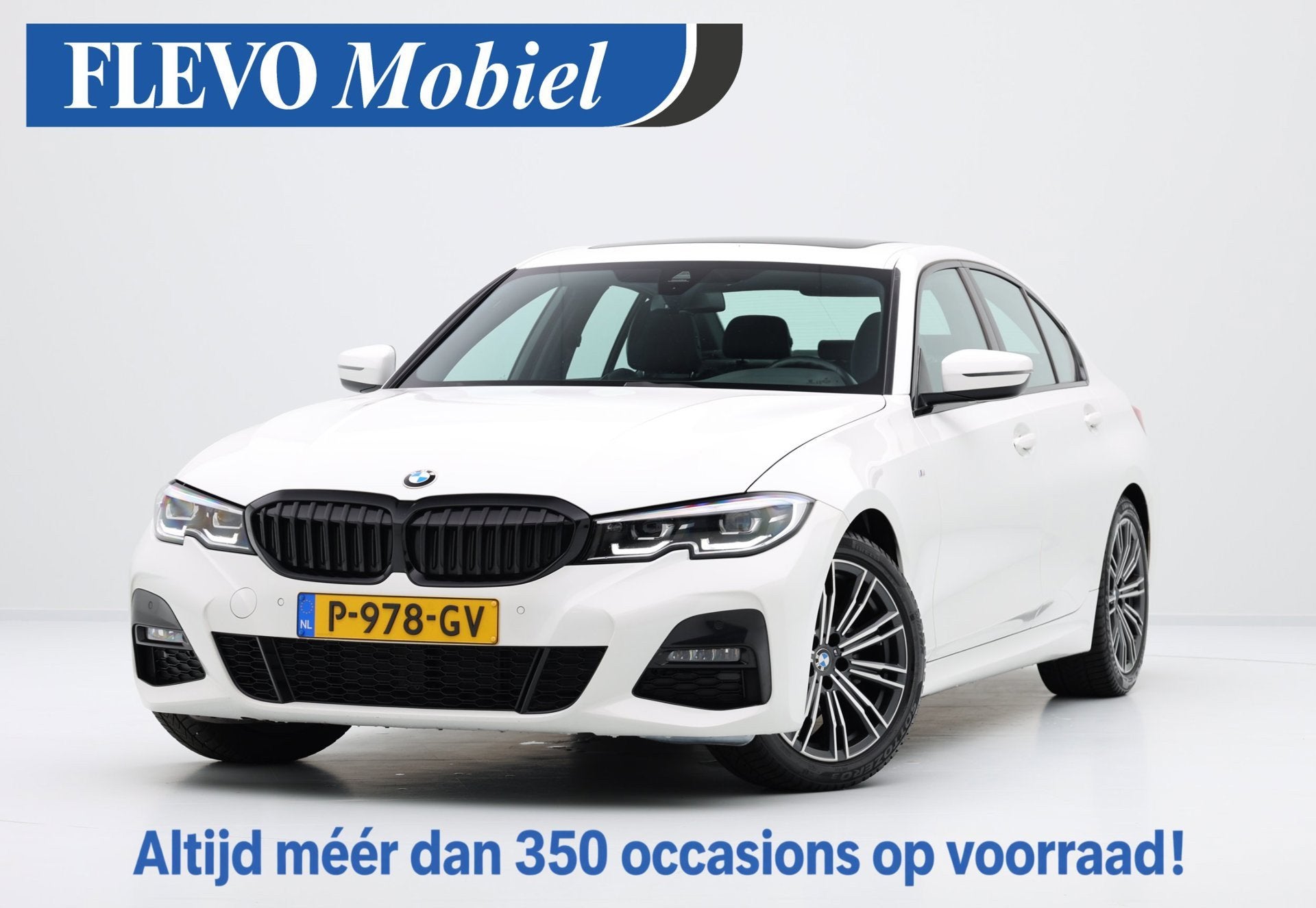 BMW 3-serie 318i M Sport Aut. Navi|Leder-Alcantara|1e Eig|Pa, Auto's, Automaat, 1998 cc, Achterwielaandrijving, Gebruikt