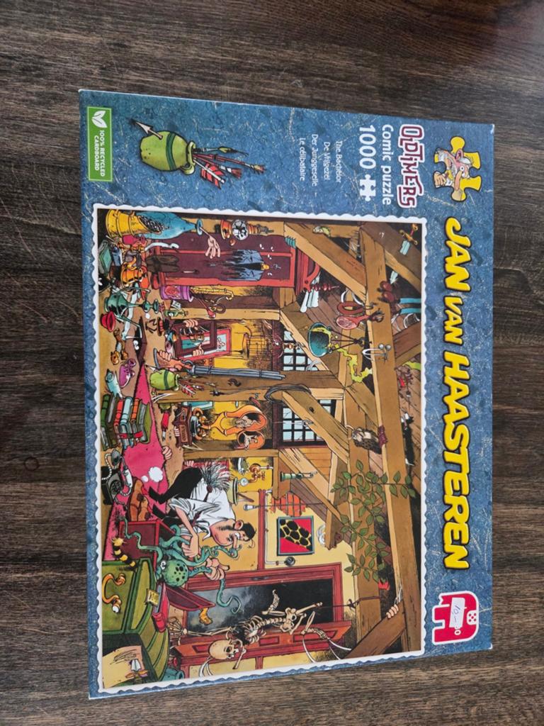 Jan van Haasteren, De vrijgezel 1000 stukjes, Ophalen of Verzenden, 500 t/m 1500 stukjes, Gebruikt, Legpuzzel