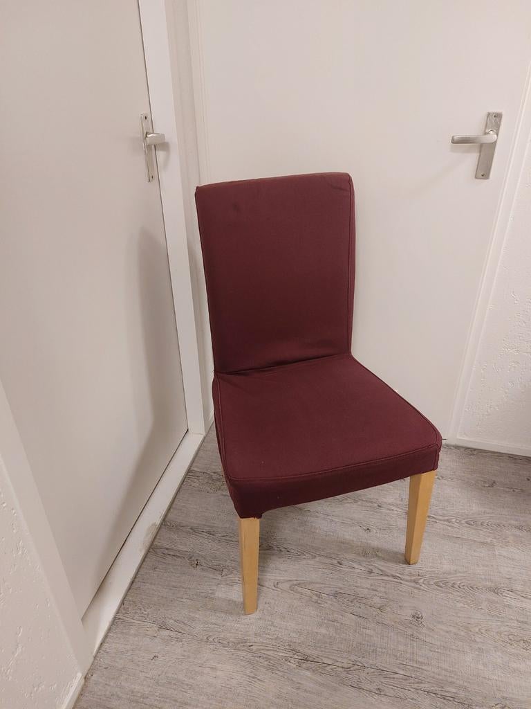 Rode/paarse stoel, Ophalen, Gebruikt, Rood, Eén