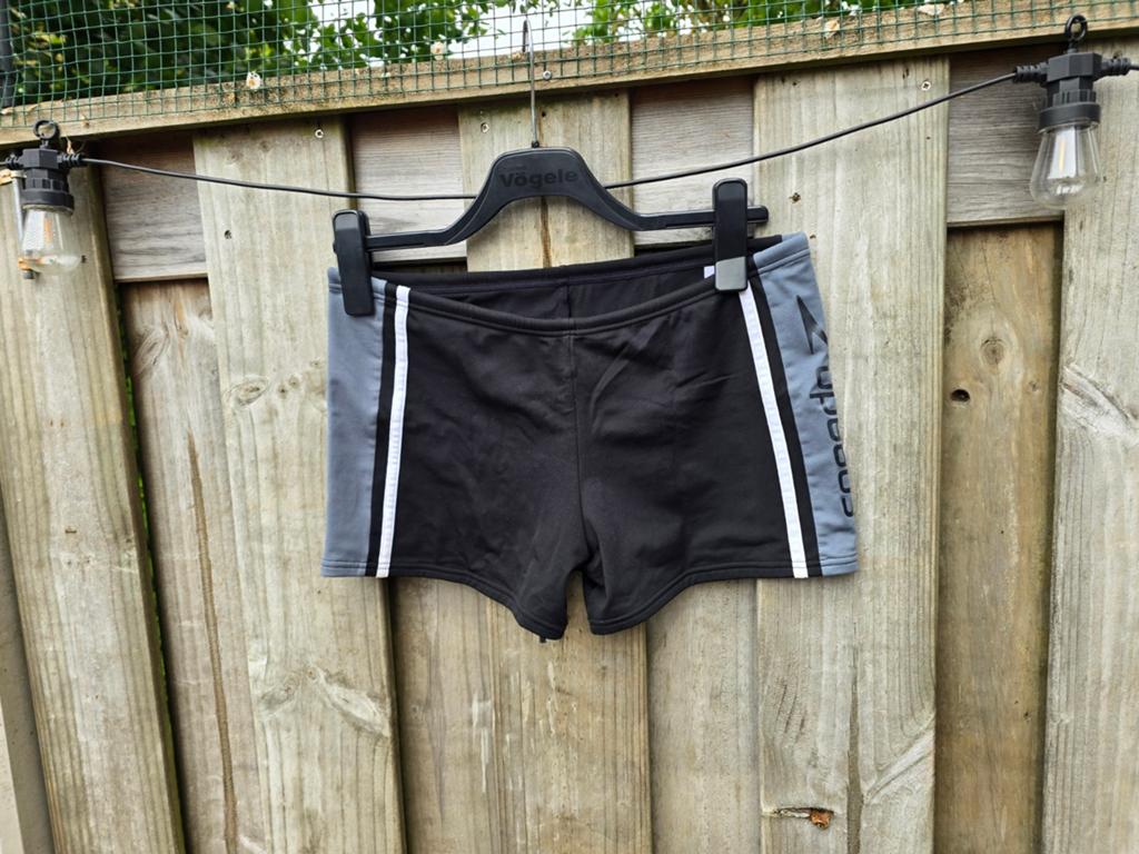 Speedo zwembroek zwem broek maat 16  48 grijs zwart, Maat 48/50 (M), Zwart, Overige typen, Ophalen of Verzenden