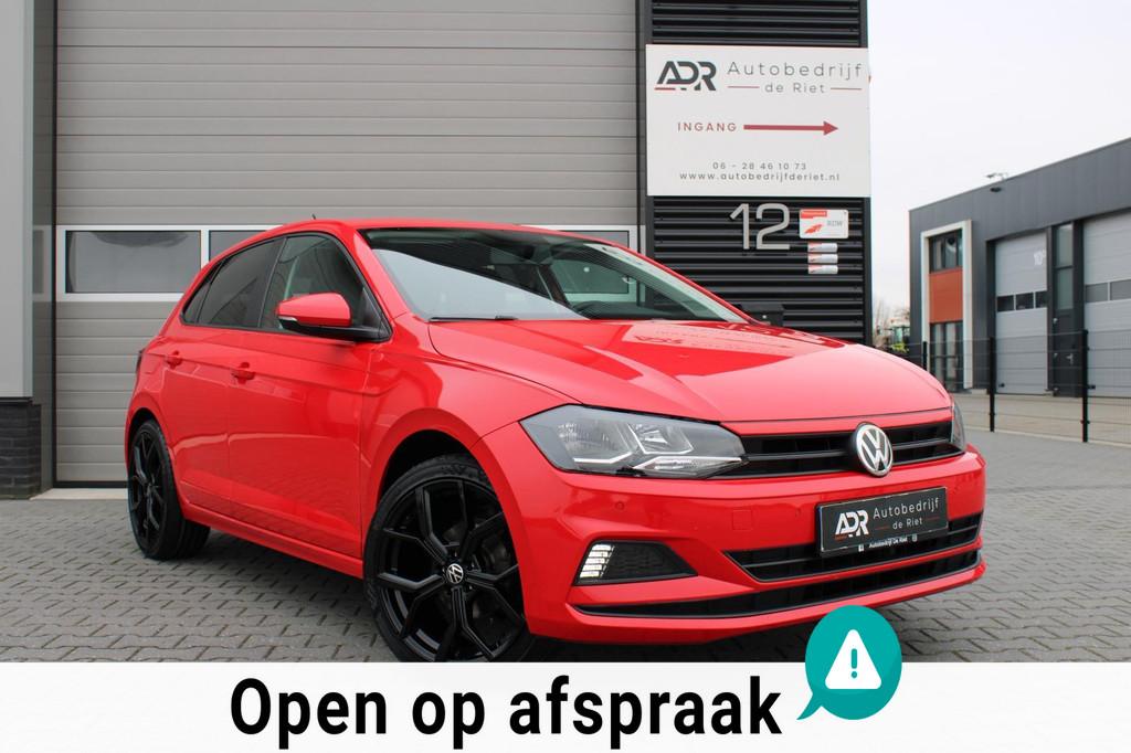 Volkswagen Polo 1.0 18'' GTI / PDC V+A / STOELVER / AIRCO /, 1005 kg, Stof, Gebruikt, Zwart