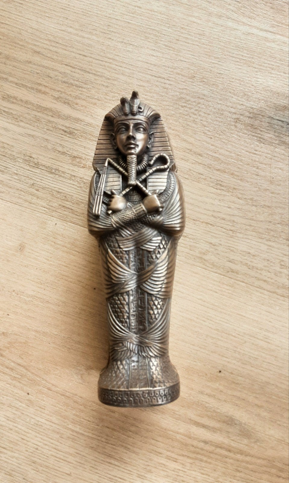 Egyptische mummie en sarcofaag beeldjes, Verzamelen, Ophalen of Verzenden, Zo goed als nieuw, Religie
