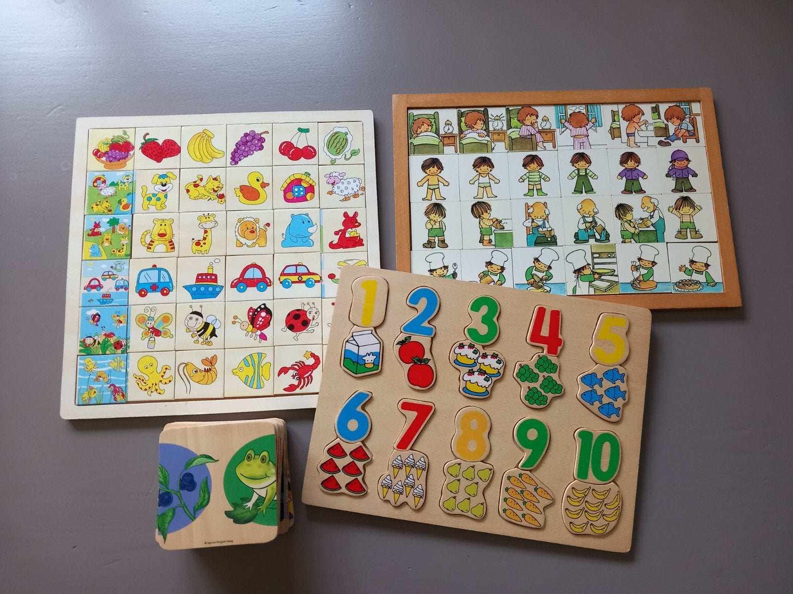 4 leerzame puzzels, Ophalen of Verzenden, Gebruikt