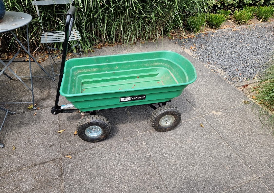 Handige Tuinkiepwagen, Ophalen, Gebruikt, Handmatig, Tweewielig