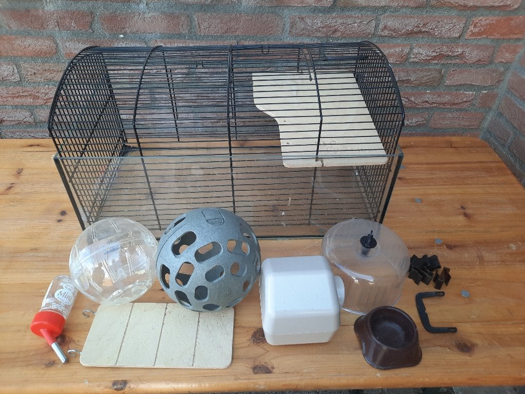 Hamsterkooi Zolux NEO met accessoires, Kooi, Gebruikt, -, -