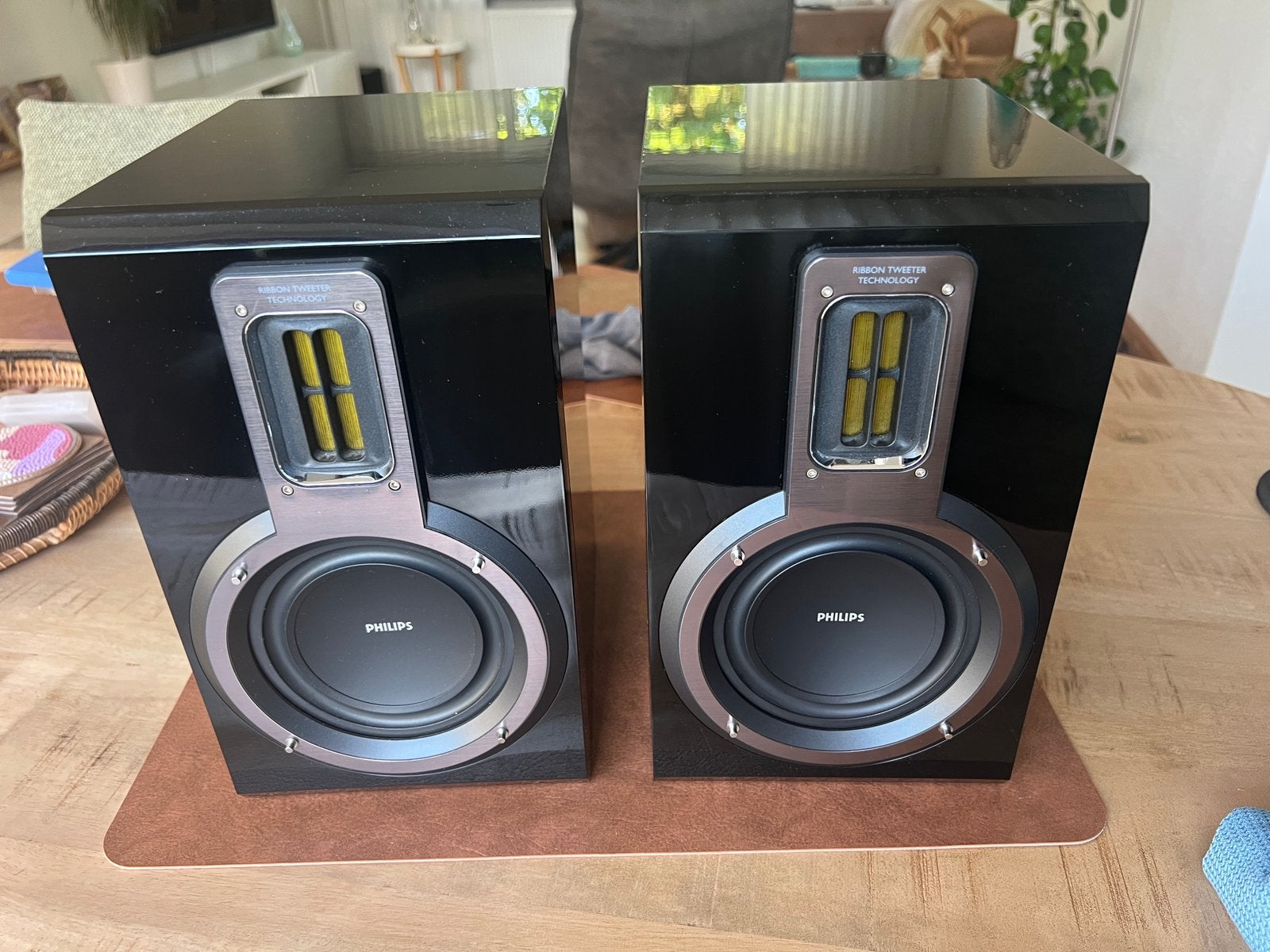 Philips MCD716 luidsprekerset,, Philips, Inclusief kabels, Ophalen of Verzenden, Zo goed als nieuw