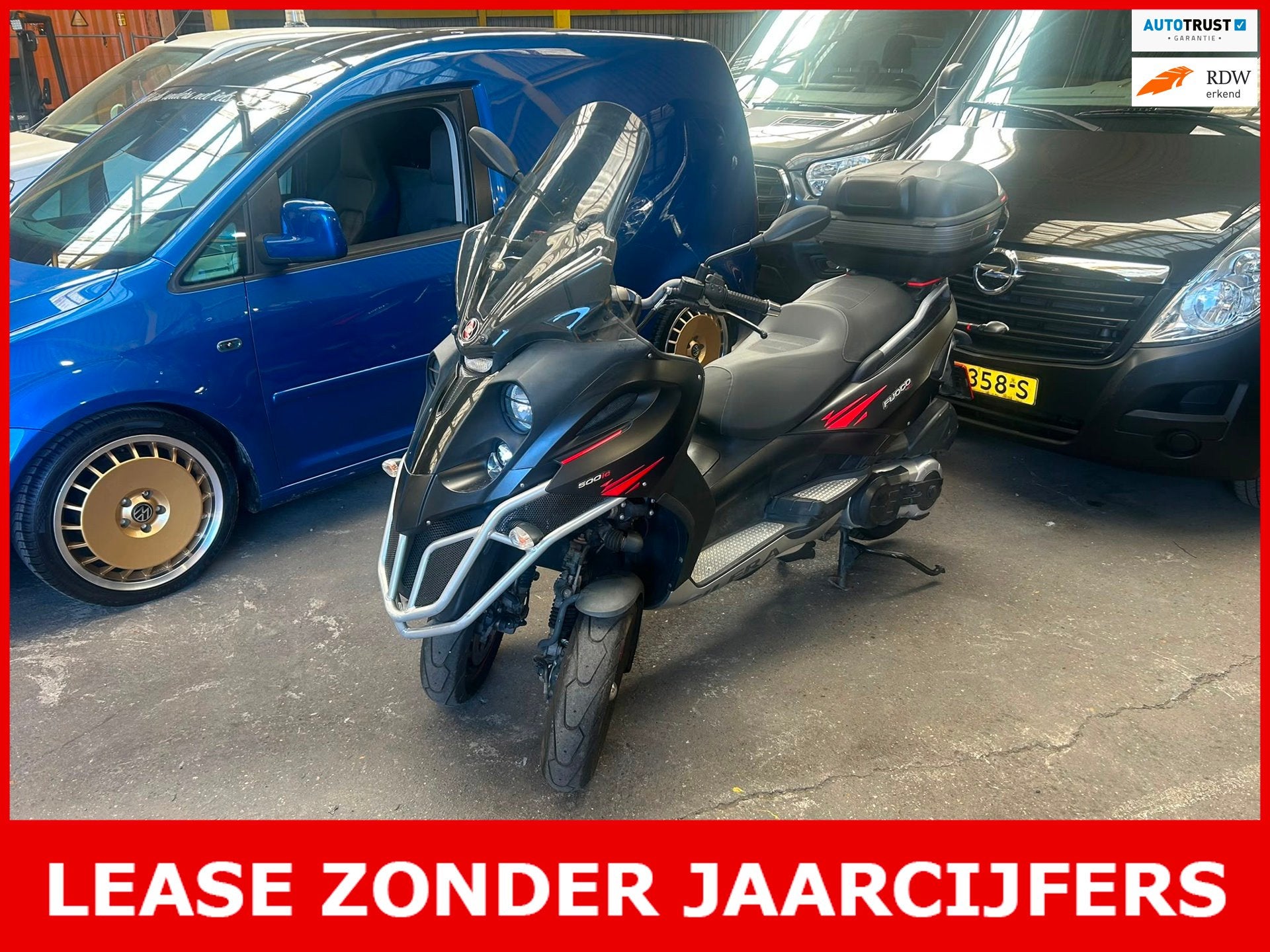 Gilera Scooter Fuoco 500 i.e. LT auto rijbewijs, Scooter, 493 cc, Bedrijf, Gilera