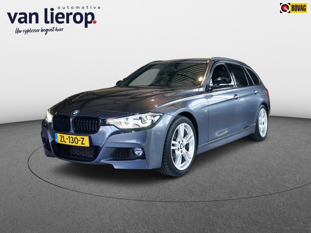BMW 3-serie Touring 318i M Sport|ELEKTR TREKH|LEDER|STOELVER, Auto's, Automaat, Gebruikt, 1465 kg, Automatische klimaatregeling