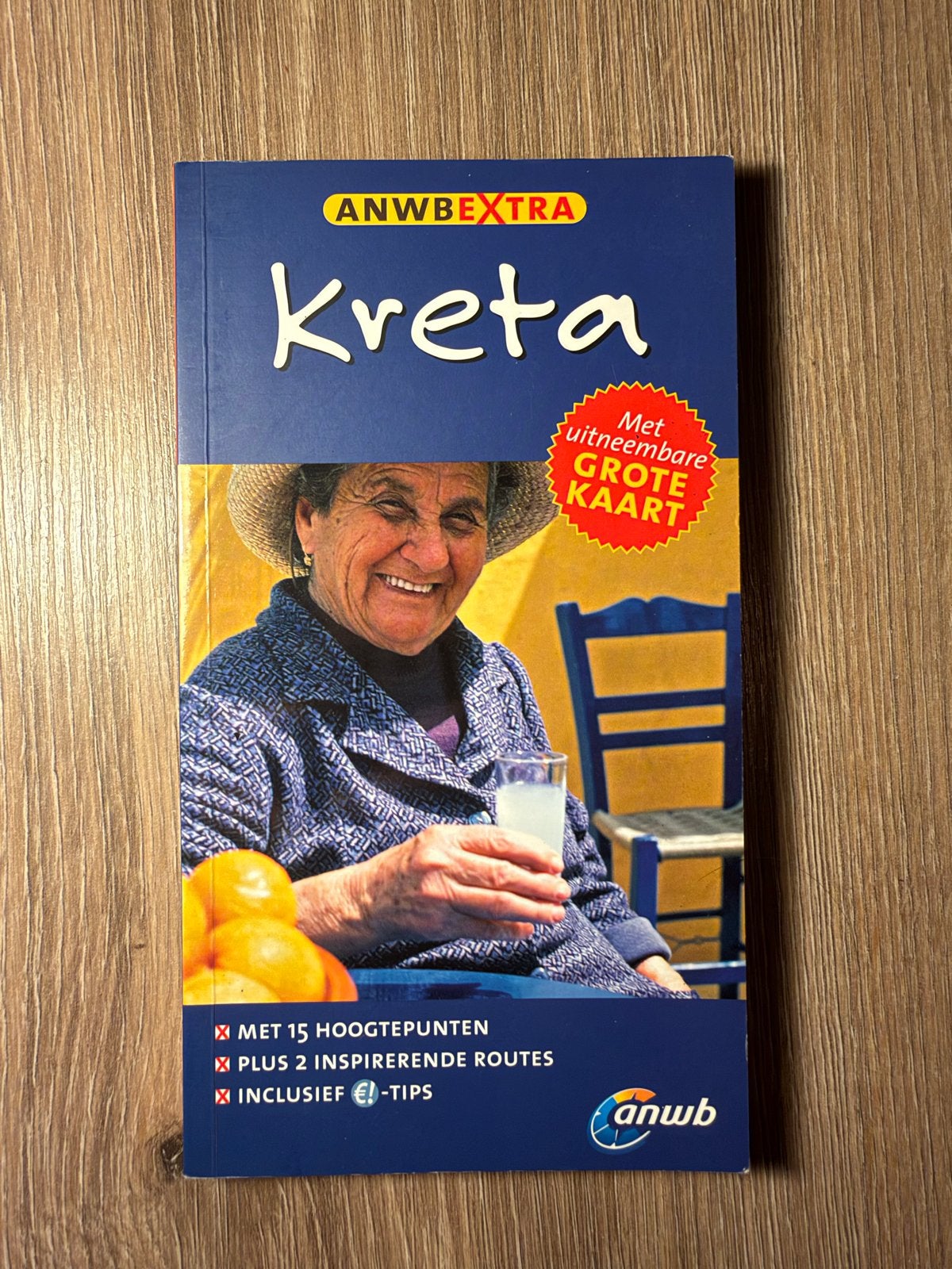 ANWB Extra Kreta Reisgids met uitneembare kaart, Europa, Nieuw, Ophalen of Verzenden, Reisgids of -boek