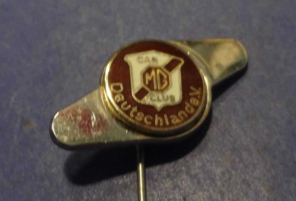 MG Duitse MG Club Speldje 27 x 13 mm, Verzenden, Gebruikt, Auto's