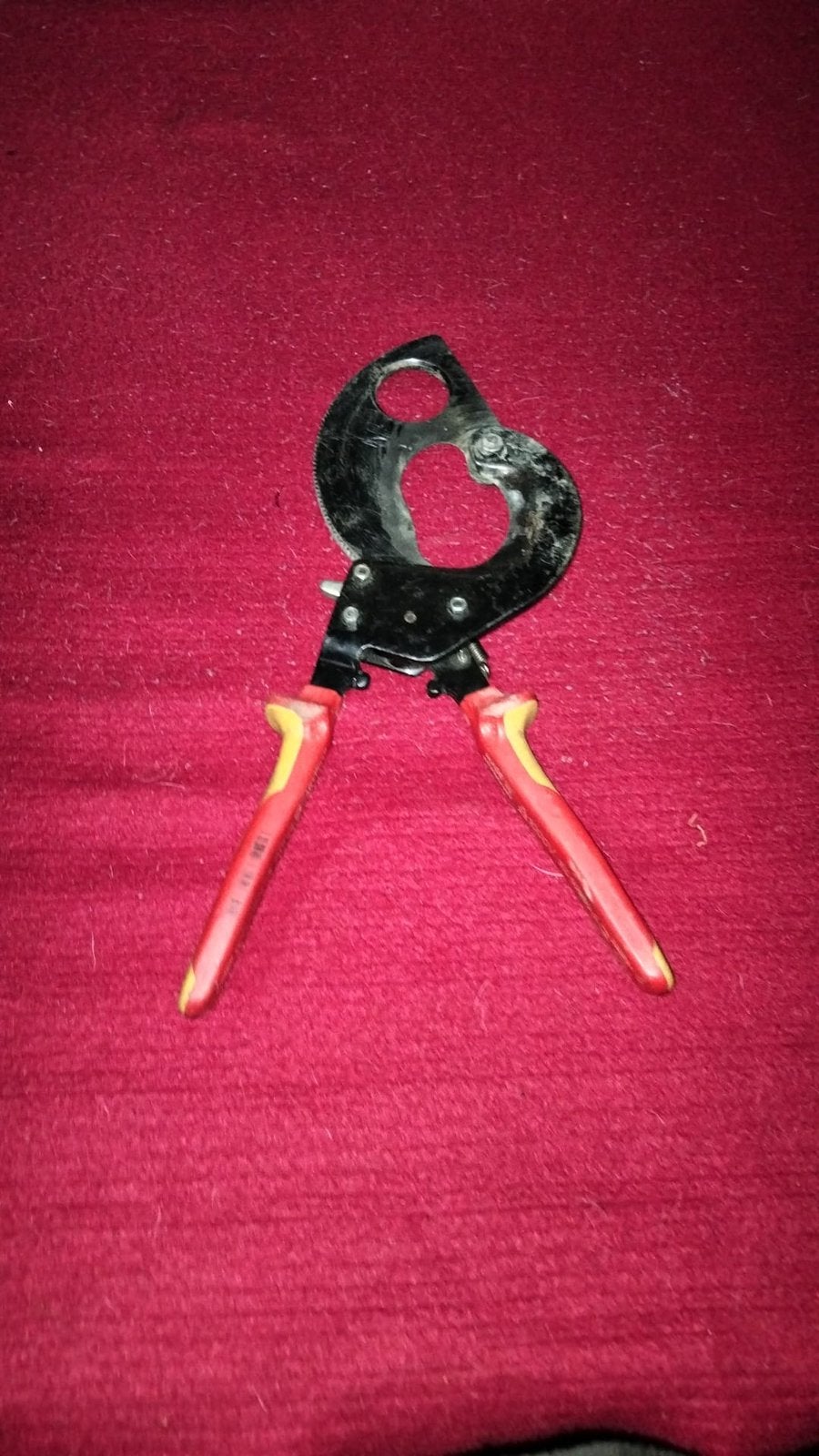 knipex 9536280 kabelschaar, Ophalen of Verzenden, Zo goed als nieuw, Tang, Knipex