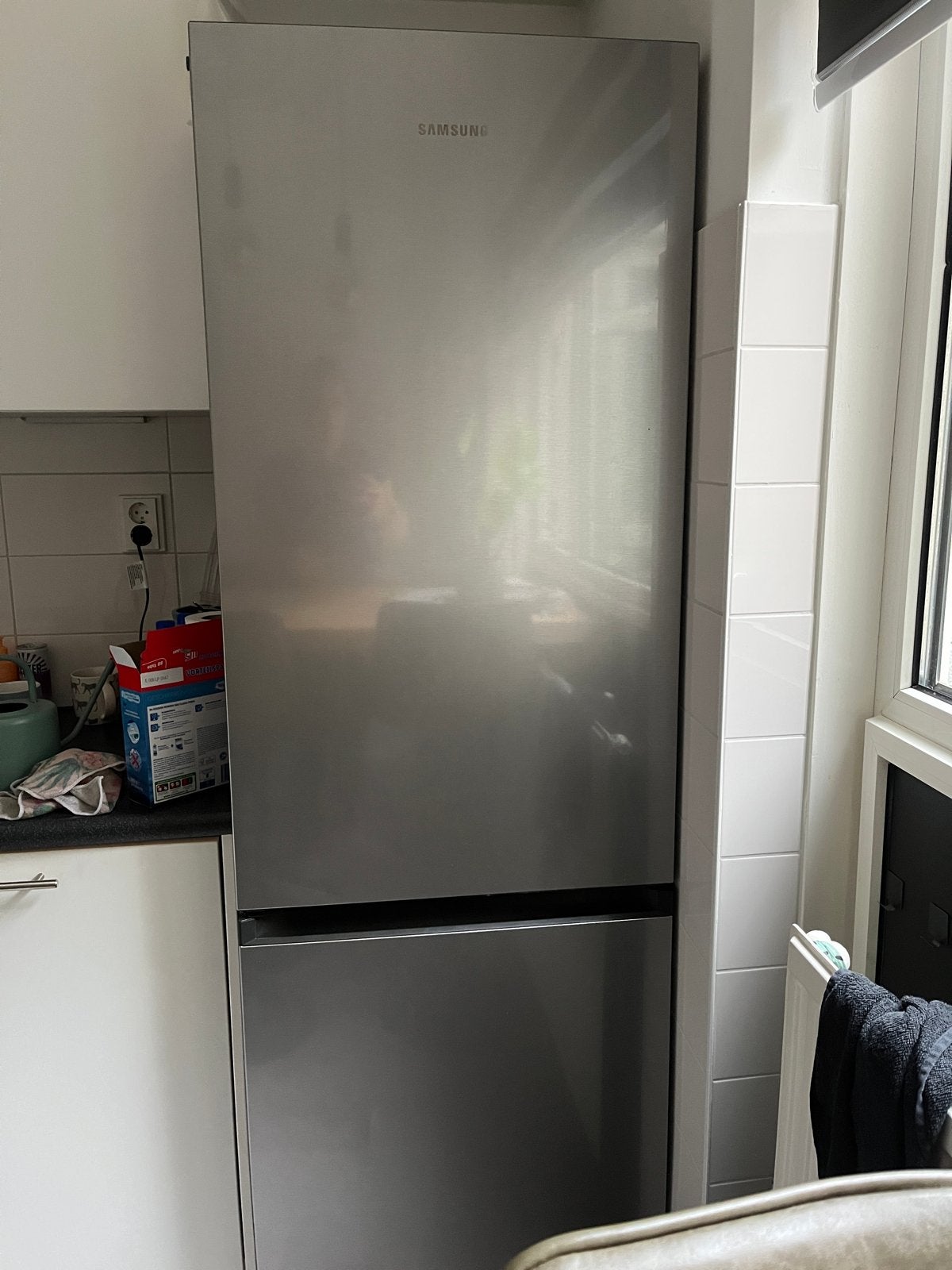 Samsung Koel-vriescombinatie - 4 jaar oud, goede staat, Witgoed en Apparatuur, Koelkasten en IJskasten, Ophalen, Gebruikt, 200 liter of meer