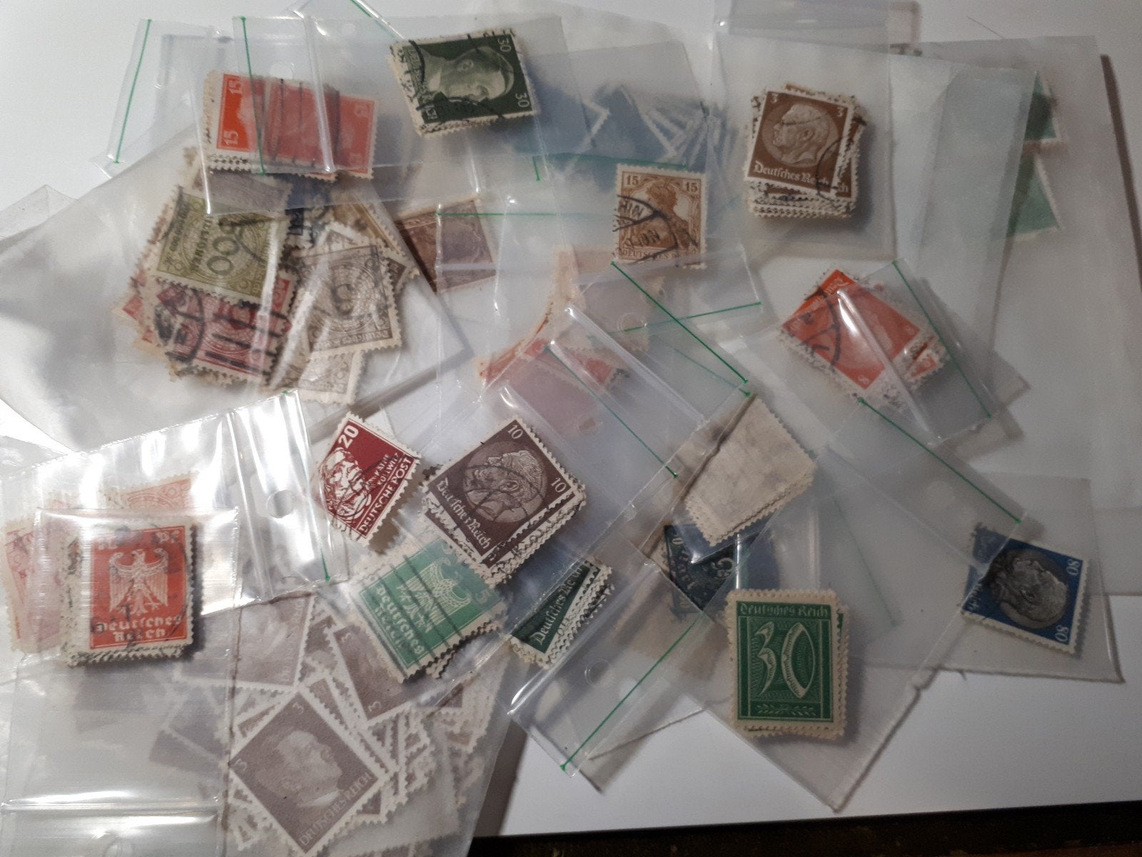 postzegels Deutschs Reich, Ophalen of Verzenden, Buitenland