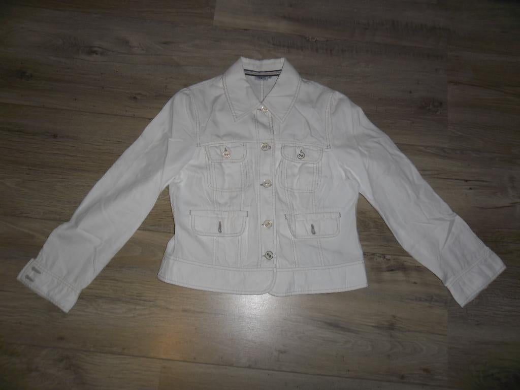 Tence Wit Kort Jasje Met Knopen Maat 42, Kleding | Dames, Wit, Ophalen of Verzenden, Zo goed als nieuw, Jasje