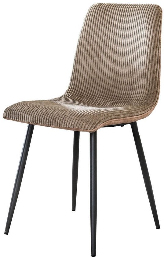 Eetkamerstoelen - Zandkleur (2x), Huis en Inrichting, Stoelen, Ophalen, Twee, Overige kleuren, Nieuw