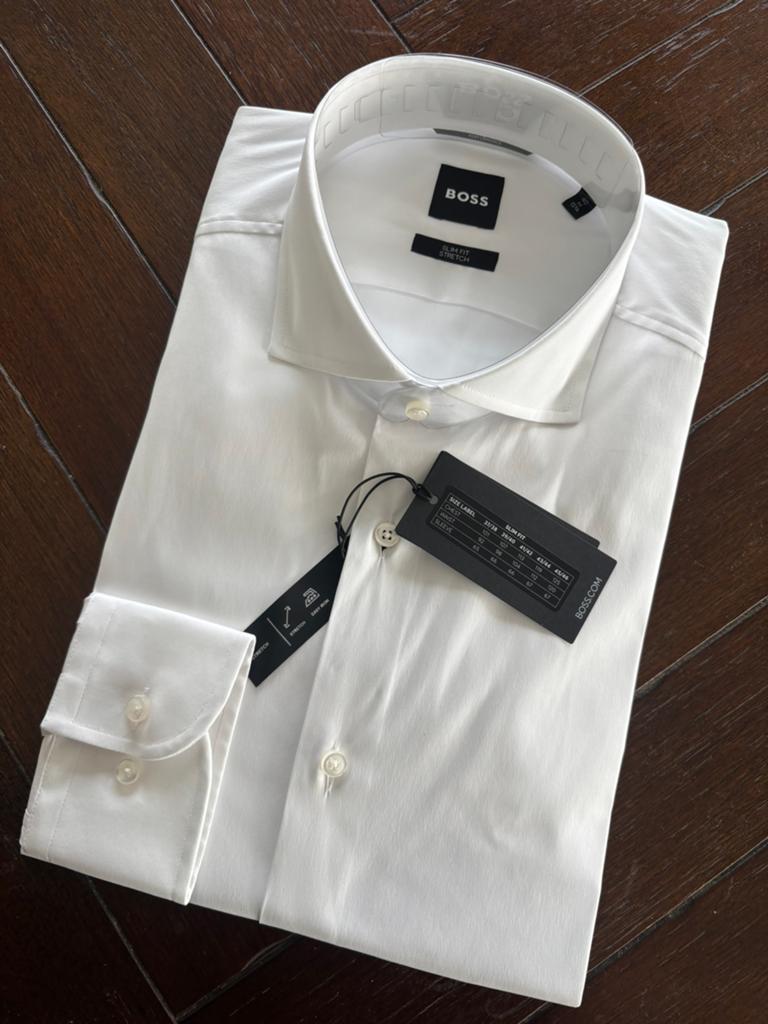 Hugo Boss overhemd, Kleding | Heren, Overhemden, Ophalen of Verzenden, Nieuw, Blauw, Halswijdte 39/40 (M)