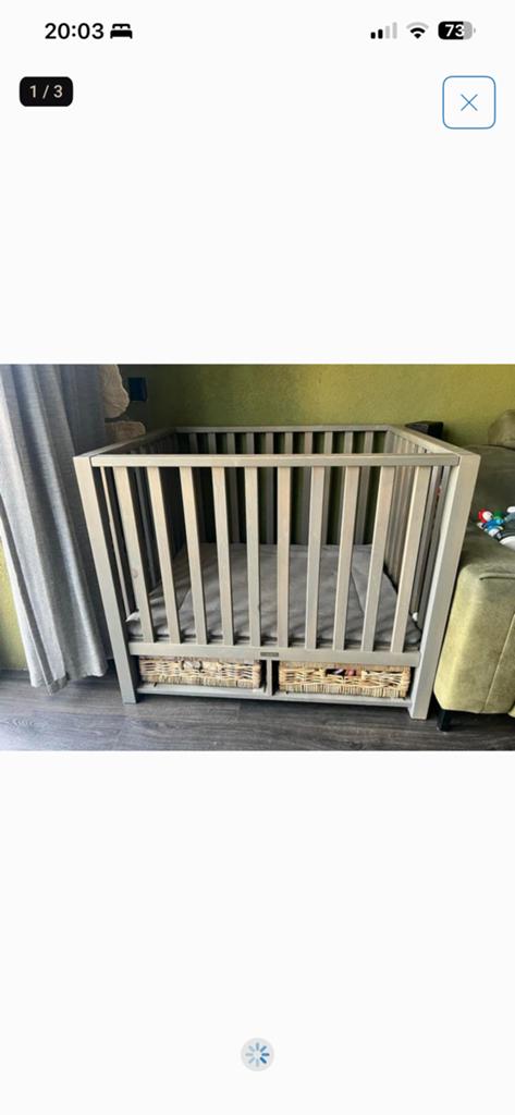 Gratis kidsmill box met jollein boxkleed, Kinderen en Baby's, Boxen, Ophalen, Gebruikt, Rechthoekig, In hoogte verstelbaar