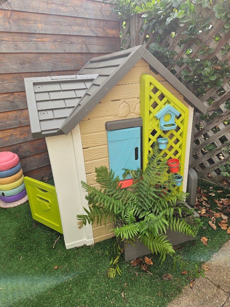 Smoby speelhuisje tuin - Garden House - nog erg netjes, Ophalen, Zo goed als nieuw, Kunststof