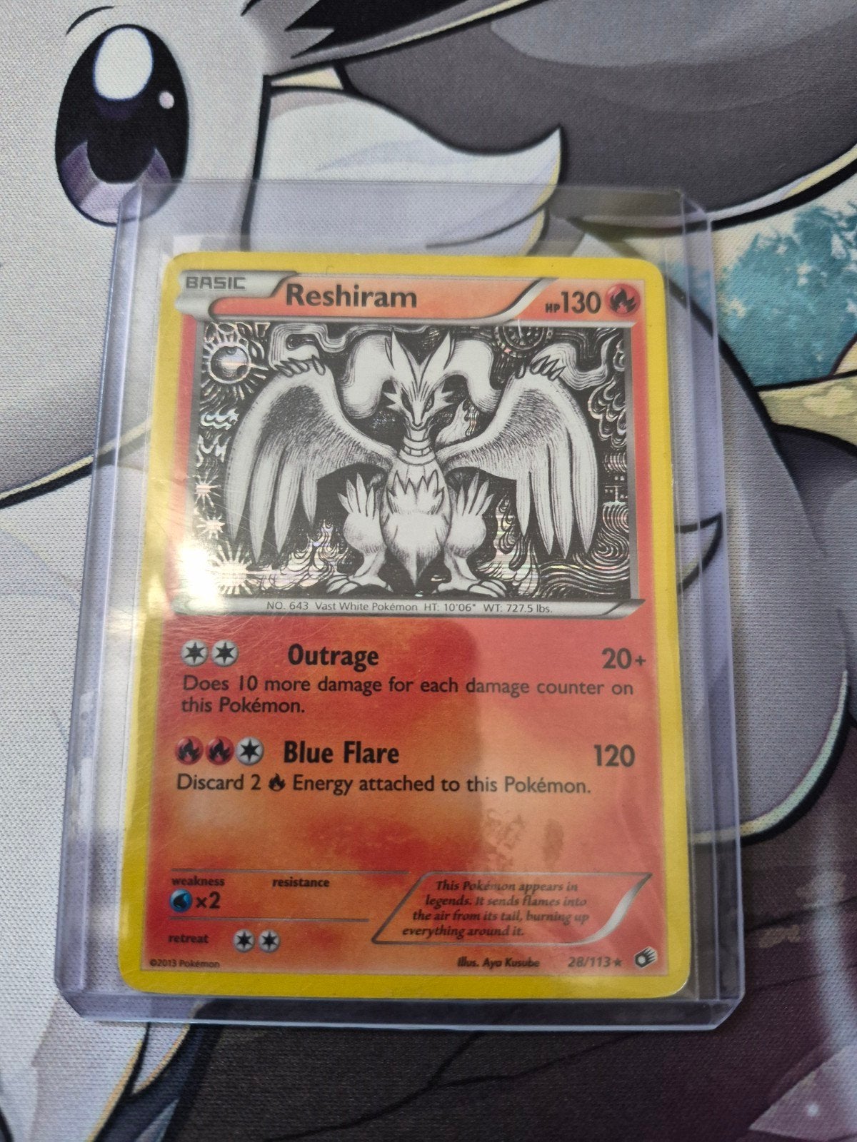 Reshiram 28/113, Ophalen, Zo goed als nieuw, Losse kaart