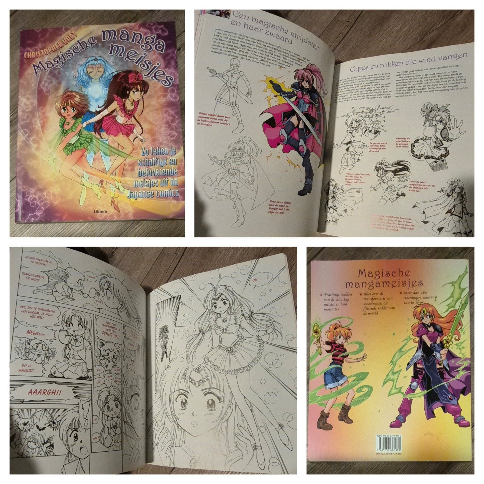 magische manga meisjes tekenboek, Hobby en Vrije tijd, Tekenen, Ophalen of Verzenden, Zo goed als nieuw, Overige typen