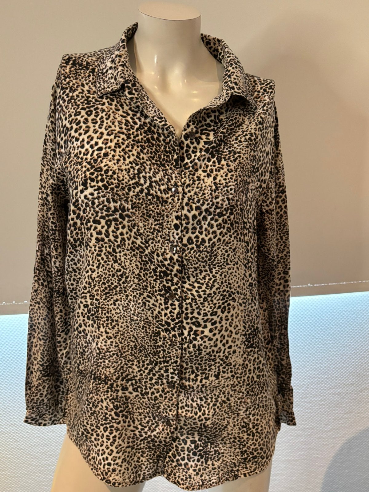 Brave soul blouse met vlekjes patroon maat s, ., Zwart, Ophalen of Verzenden, Zo goed als nieuw