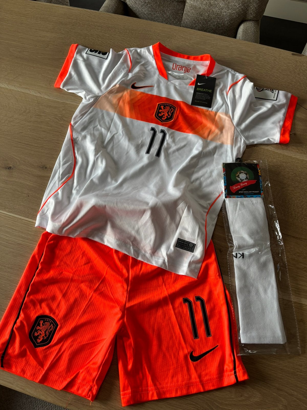 Nederland WK 2026 uit tenue. Gakpo. 8-10 jaar, Maat XS of kleiner, Verzenden, Nieuw, Set